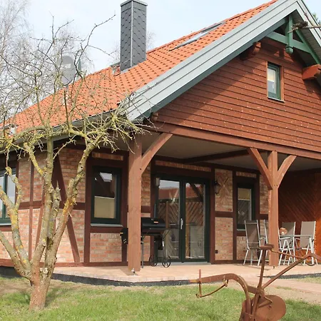 Modern In Brusow With Roofed Terrace Holiday home Kropelin
